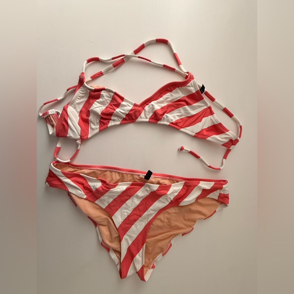 J. Crew - striped bikini - size xs